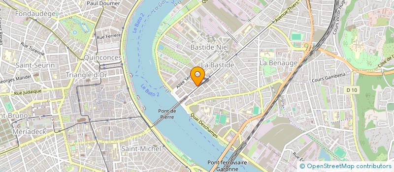 localisation de l'entreprise MADAME MELANIE DOMENGER  BORDEAUX