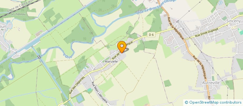 localisation de l'entreprise MADAME MELANIE DOMERGUE  BICHANCOURT