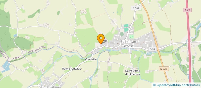 localisation de l'entreprise MADAME MELANIE DORIZON  SAINT-JEAN-D'ASSE