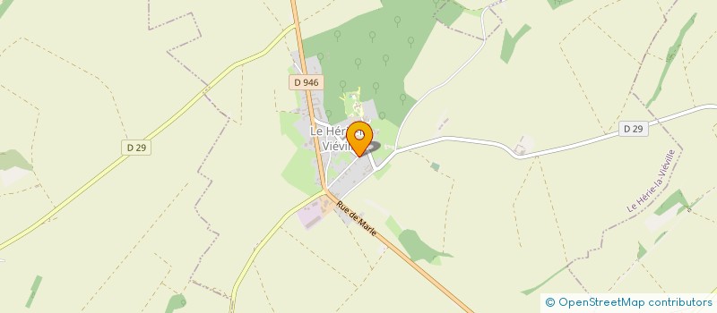 localisation de l'entreprise MADAME MELANIE DOUBLET  LE HERIE-LA-VIEVILLE