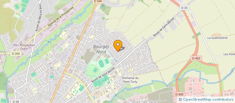 localisation de l'entreprise MADAME MELANIE DOUGE  BOURGES