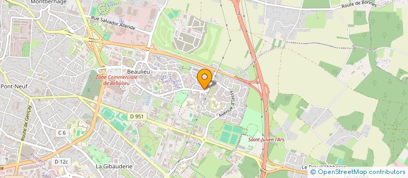 localisation de l'entreprise MADAME MELANIE DOUMERET à POITIERS