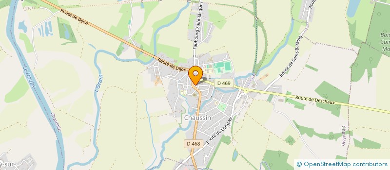 localisation de l'entreprise MADAME MELANIE DOUSSOT  SAINT-LOUP