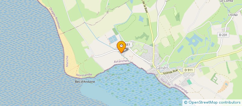 localisation de l'entreprise MADAME MELANIE DROUET  GENETS