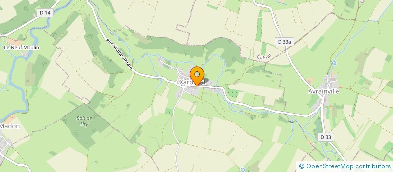 localisation de l'entreprise MADAME MELANIE DROUOT  CHATEL-SUR-MOSELLE