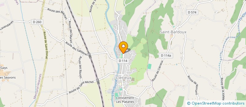 localisation de l'entreprise MADAME MELANIE DUBOIS  CLERIEUX