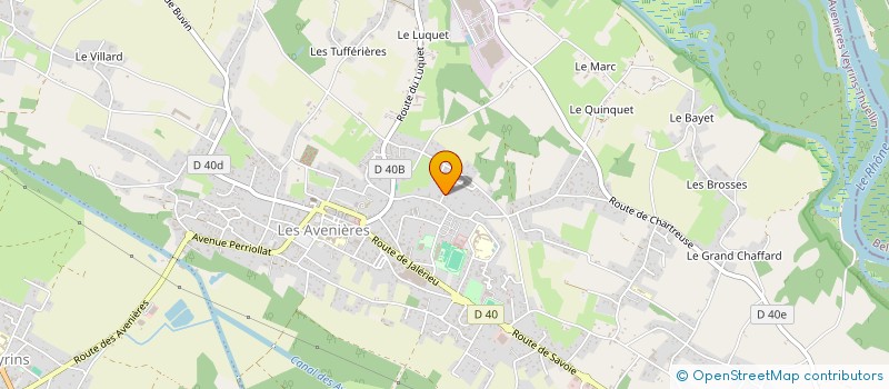 localisation de l'entreprise MADAME MELANIE DUBOIS  LES AVENIERES VEYRINS-THUELLIN