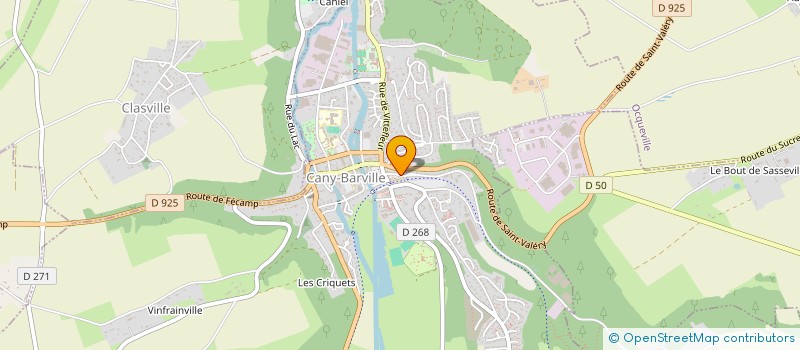 localisation de l'entreprise MADAME MELANIE DUBOST  CANY-BARVILLE