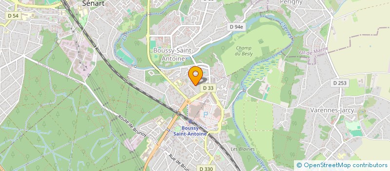 localisation de l'entreprise MADAME MELANIE DUBUS  BOUSSY-SAINT-ANTOINE