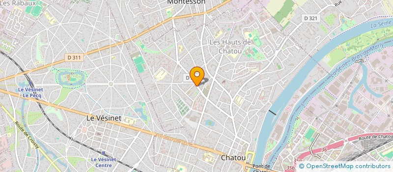 localisation de l'entreprise MADAME MELANIE DUCRET  CHATOU