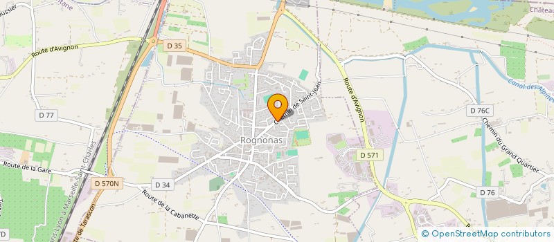 localisation de l'entreprise MADAME MELANIE DUCROCQ  ROGNONAS