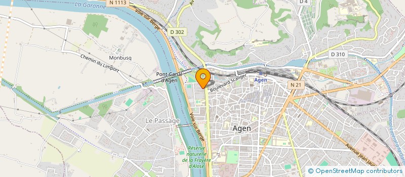 localisation de l'entreprise MADAME MELANIE DUCROS  CAUDECOSTE