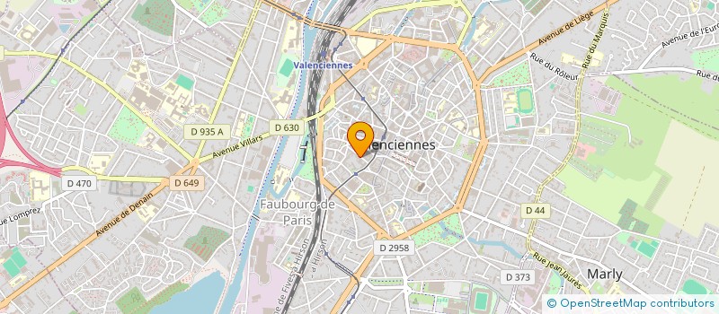 localisation de l'entreprise MADAME MELANIE DUEZ à VALENCIENNES