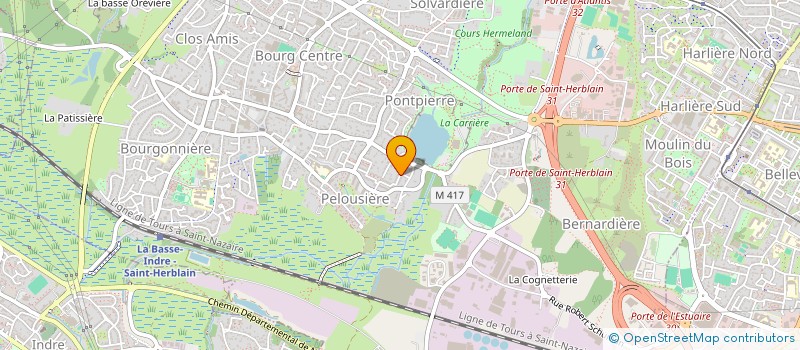 localisation de l'entreprise MADAME MELANIE DUGRIT  SAINT-HERBLAIN