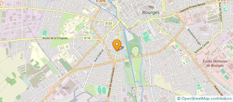 localisation de l'entreprise MADAME MELANIE DUGUET à BOURGES