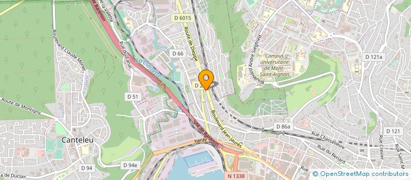 localisation de l'entreprise MADAME MELANIE DULONG  DEVILLE-LES-ROUEN