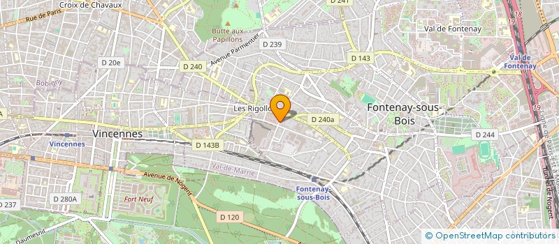 localisation de l'entreprise MADAME MELANIE DUMOND à FONTENAY-SOUS-BOIS