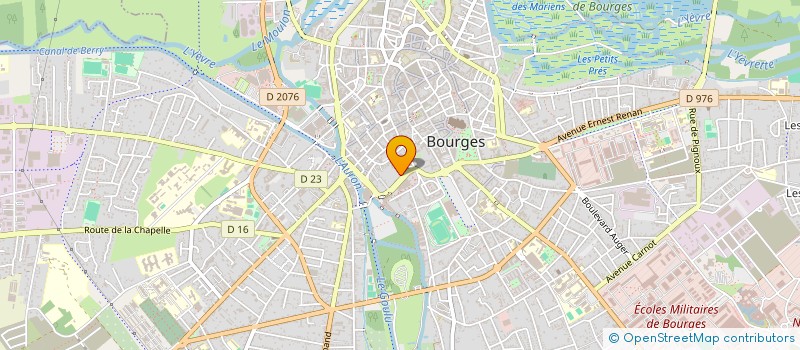 localisation de l'entreprise MADAME MELANIE DUNAND à BOURGES