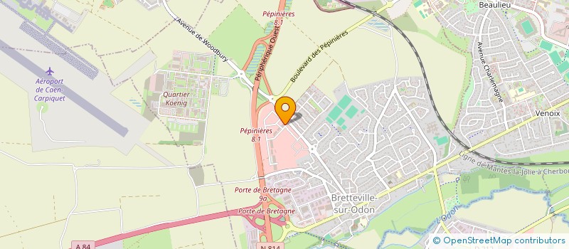 localisation de l'entreprise MADAME MELANIE DUPENDANT  BRETTEVILLE-SUR-ODON