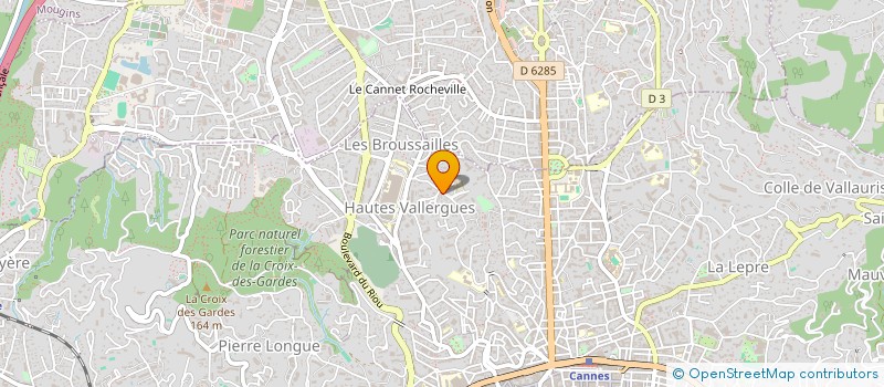 localisation de l'entreprise MADAME MELANIE DUQUET à CANNES