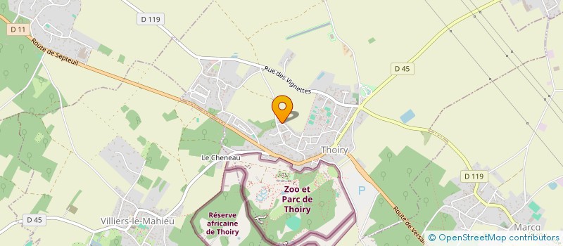 localisation de l'entreprise MADAME MELANIE DURAND  THOIRY