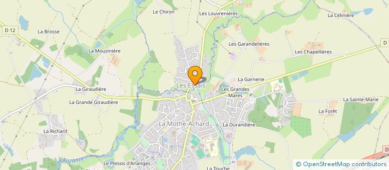 localisation de l'entreprise MADAME MELANIE DURANTEAU  SAINT-GEORGES-DE-POINTINDOUX