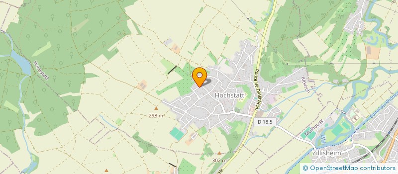 localisation de l'entreprise MADAME MELANIE EICHINGER  HOCHSTATT