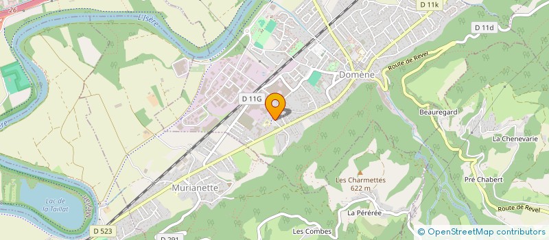 localisation de l'entreprise MADAME MELANIE ESCOFFIER  DOMENE