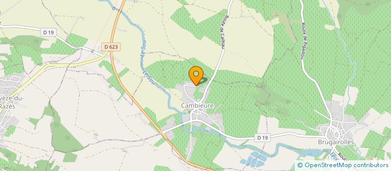 localisation de l'entreprise MADAME MELANIE ESPALLANGA  CAMBIEURE