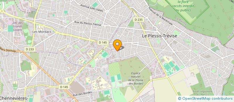 localisation de l'entreprise MADAME MELANIE ETILE  LE PLESSIS-TREVISE