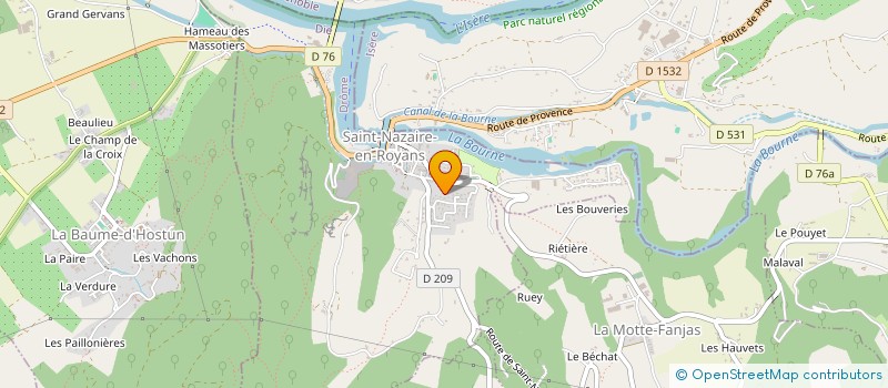 localisation de l'entreprise MADAME MELANIE EYNARD  SAINT-NAZAIRE-EN-ROYANS