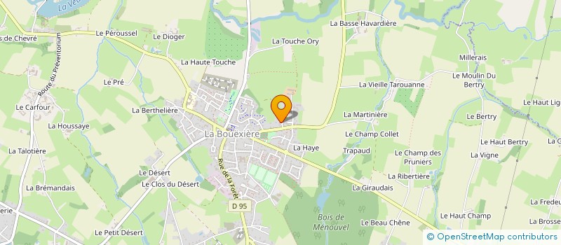 localisation de l'entreprise MADAME MELANIE FALIGOT  LA BOUEXIERE