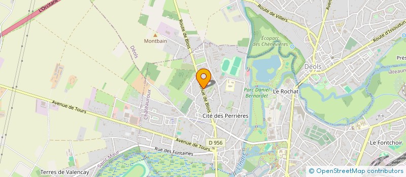 localisation de l'entreprise MADAME MELANIE FATTORI  CHATEAUROUX