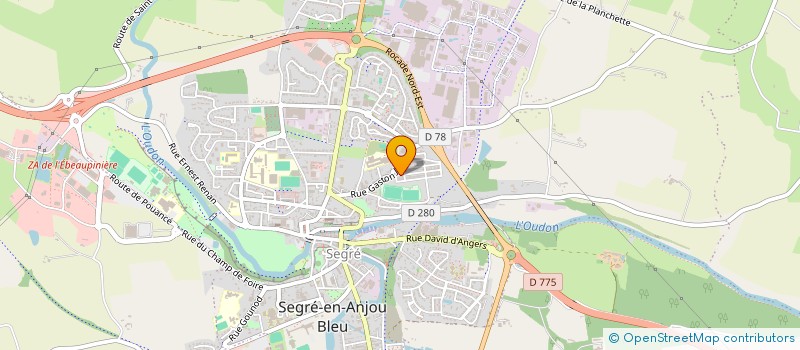 localisation de l'entreprise MADAME MELANIE FER  SEGRE-EN-ANJOU BLEU