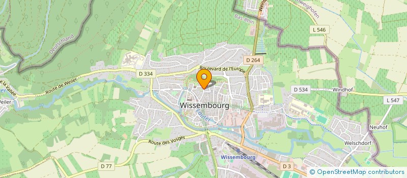 localisation de l'entreprise MADAME MELANIE FERRARI  WISSEMBOURG