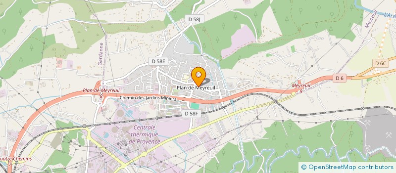 localisation de l'entreprise MADAME MELANIE FERRE  MEYREUIL