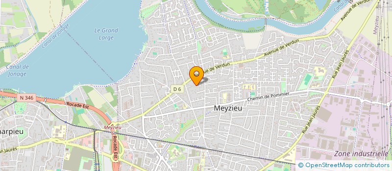 localisation de l'entreprise MADAME MELANIE FERRIER  MONTLUEL