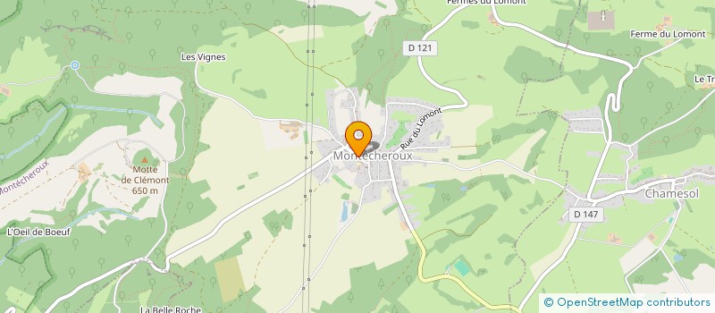 localisation de l'entreprise MADAME MELANIE FEVRIER  VILLARS-LES-BLAMONT