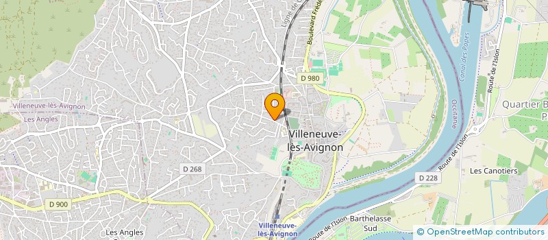 localisation de l'entreprise MADAME MELANIE FIETKAU  VILLENEUVE-LES-AVIGNON