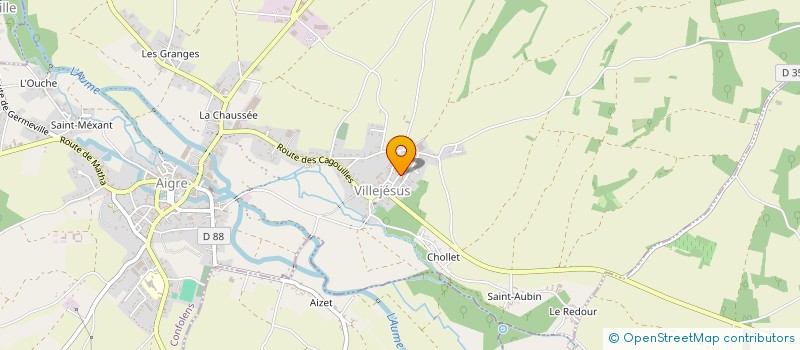 localisation de l'entreprise MADAME MELANIE FIGADERE  AIGRE