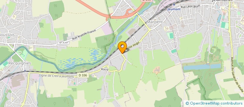 localisation de l'entreprise MADAME MELANIE FILLIEUX  MARPENT