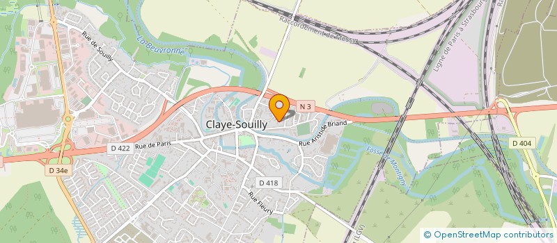 localisation de l'entreprise MADAME MELANIE FISCHER  CLAYE-SOUILLY