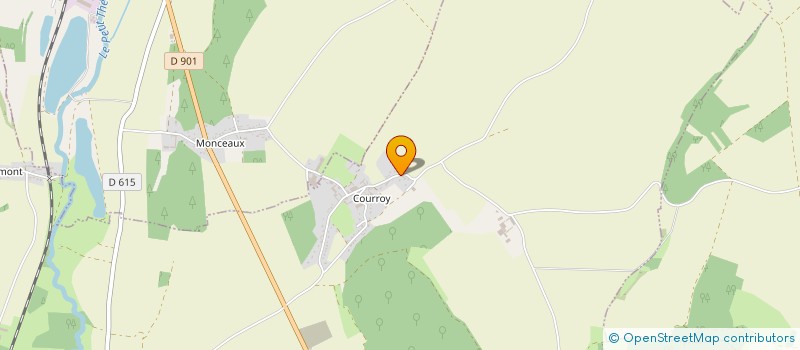 localisation de l'entreprise MADAME MELANIE FLAMENT  MILLY-SUR-THERAIN