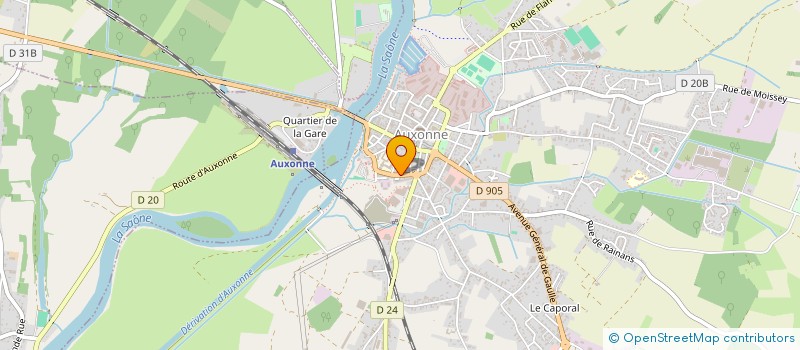 localisation de l'entreprise MADAME MELANIE FOLIN  AUXONNE