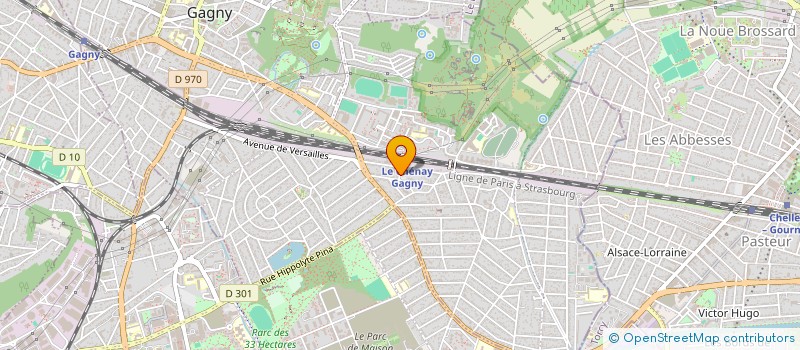 localisation de l'entreprise MADAME MELANIE FOLL  GAGNY