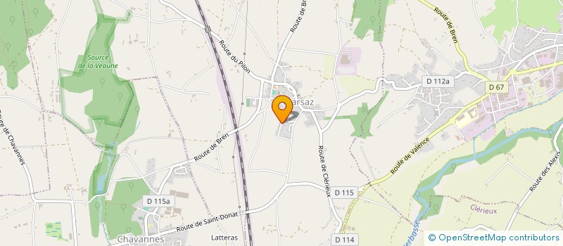 localisation de l'entreprise MADAME MELANIE FONT  MARSAZ