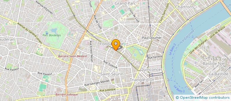 localisation de l'entreprise MADAME MELANIE FONTA  BORDEAUX