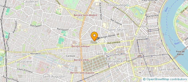 localisation de l'entreprise MADAME MELANIE FORMENT à BORDEAUX