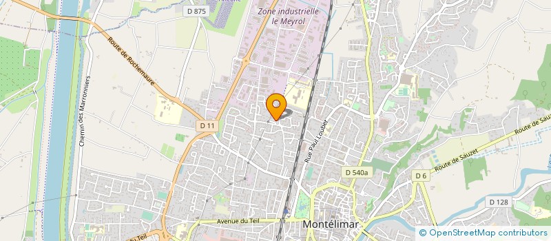 localisation de l'entreprise MADAME MELANIE FOSSEY à MONTELIMAR