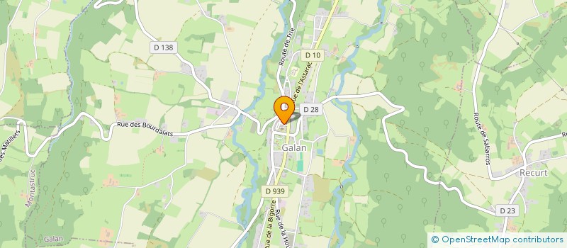 localisation de l'entreprise MADAME MELANIE FOURCAUD  GALAN